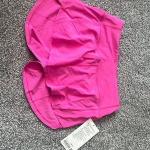 Lululemon Speed Up shorts. Size 4. New with tags! Never worn!  Sonic Pink
